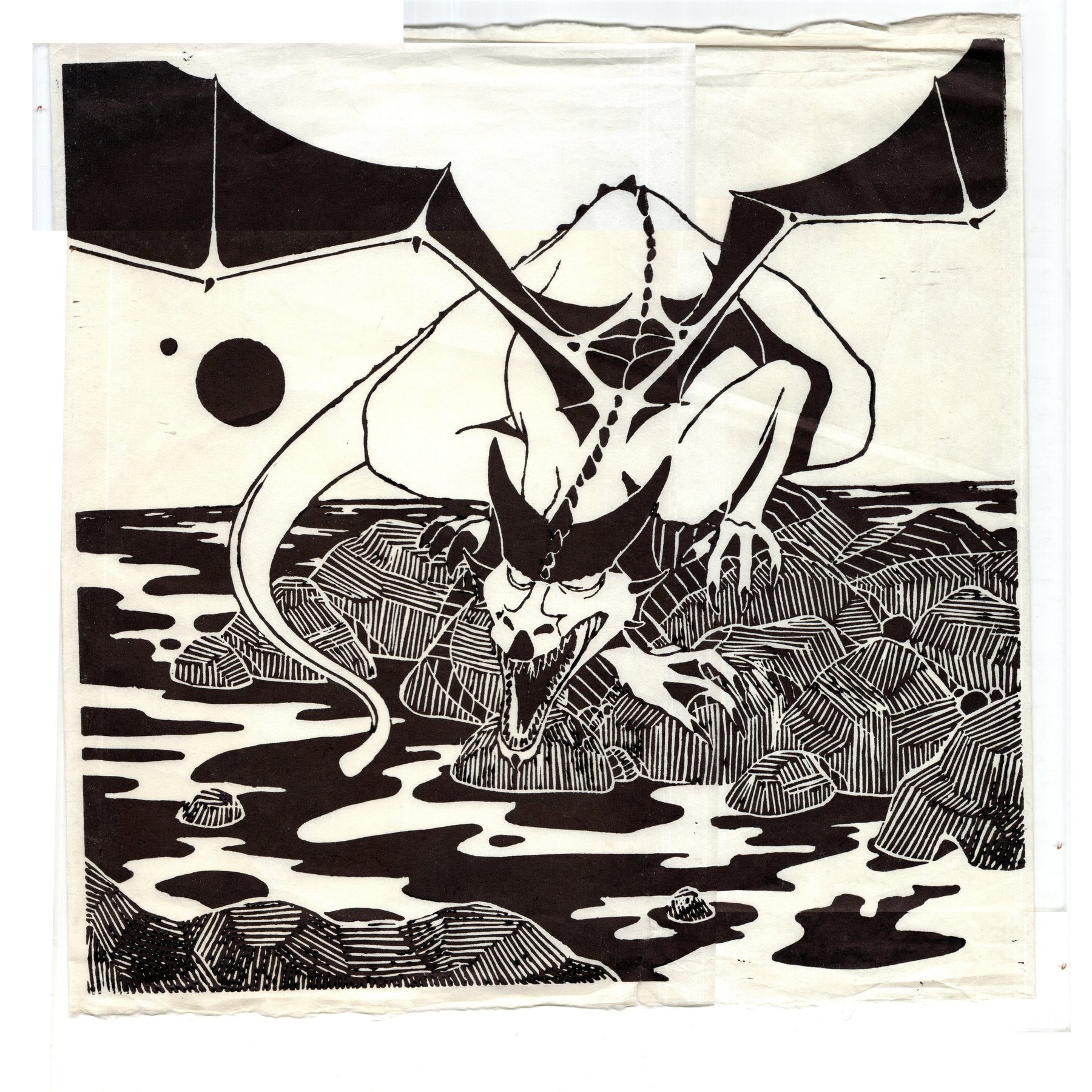 Dragon Lithograph