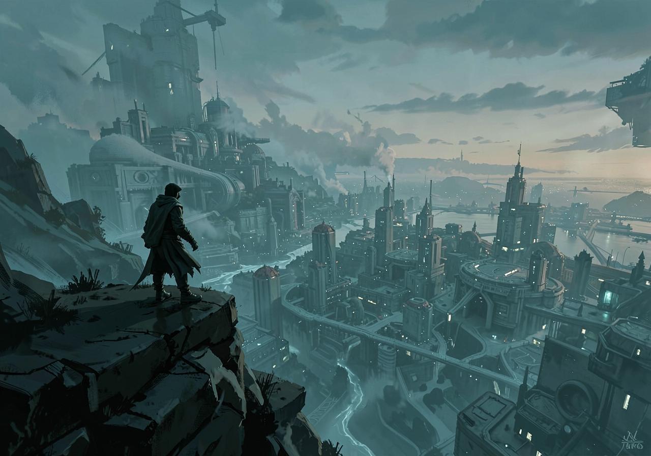 The Long Descent — Giclée Print
